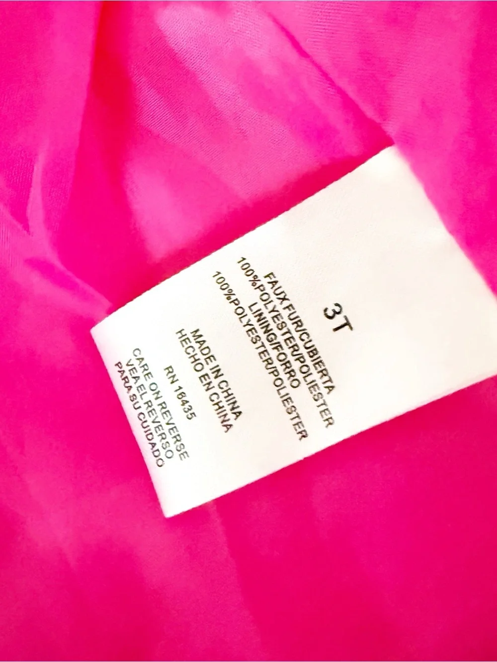 Nanette Lepore 3T Bright Hot Pink Faux Fur Cropped Jacket Floral Jewel Buttons